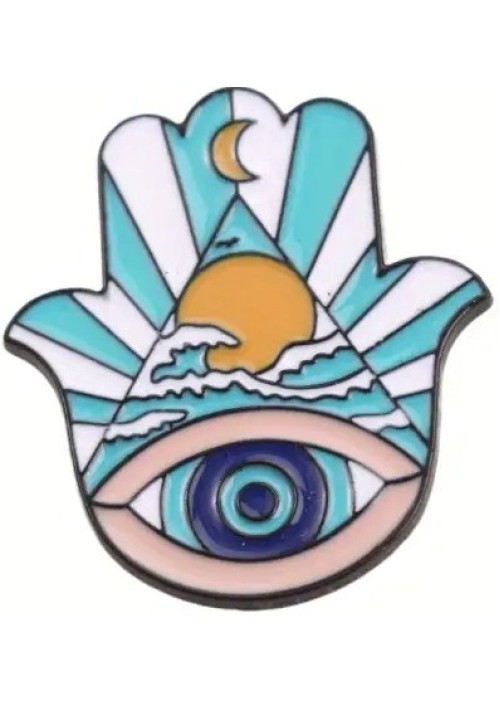 Hamsa Hand Enamel Pin