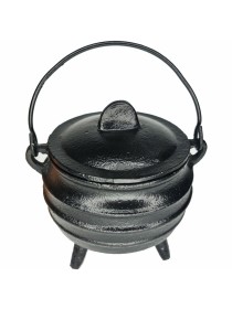Cast Iron Cauldron Striped 