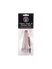 Metal Tong and Spoon Set