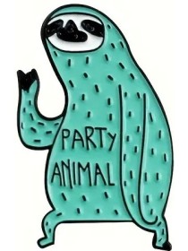 Party Animal Enamel Pin