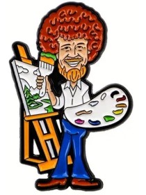 Bob Ross Enamel Pin