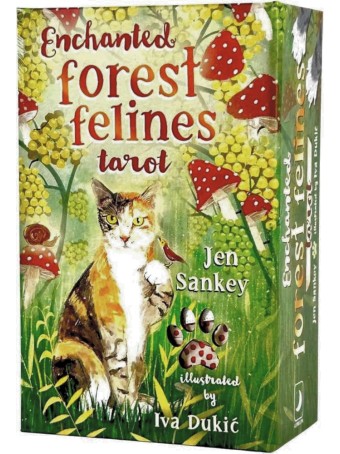 Enchanted Forest Felines Tarot by Jen Sankey & Iva Dukic