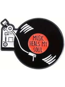 Music Heals My Soul Enamel Pin