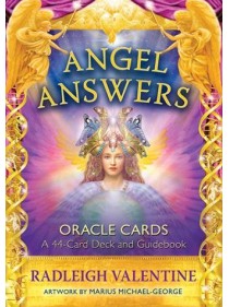 Angel Answers Oracle Cards : A 44-Card Deck and Guidebook 2nd Edition by Radleigh Valentine