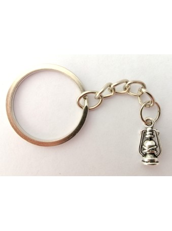 Silver Lantern Keychain