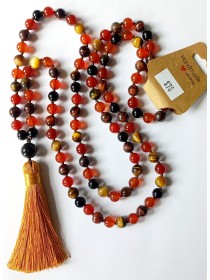 Sekmet Tassel Hand-Knotted Mala Beads